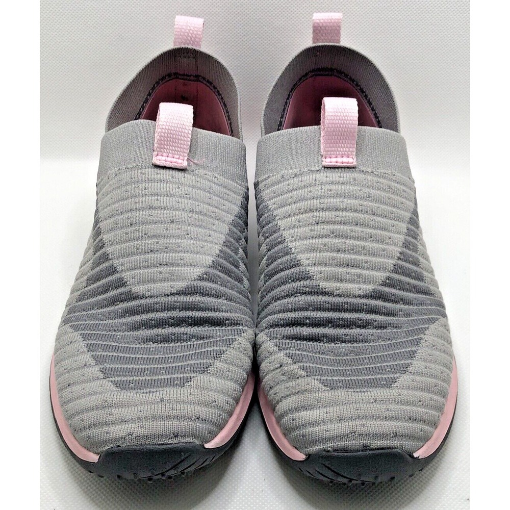 Merrell Womens M-Range Hiking Shoes Gray Pink MK161265 Slip On Sz 4US 35EU 3UK